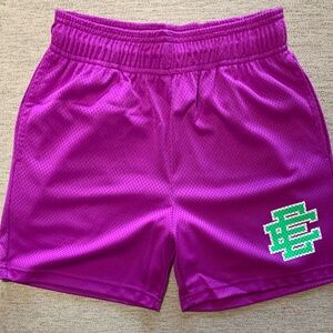 Eric Emanuel Purple Mesh Shorts
